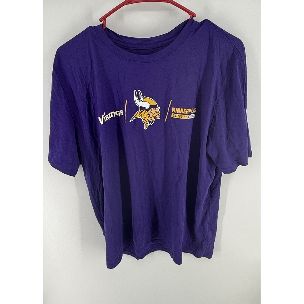Nike Minnesota Vikings Dri-FIT Men's XL Purple NFL Minneapolis Graphic T-Shirt
